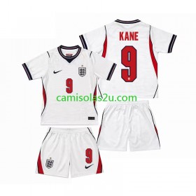 Camisolas de futebol Inglaterra Harry Kane 9 Criança Equipamento Principal World Cup 2026 Manga Curta